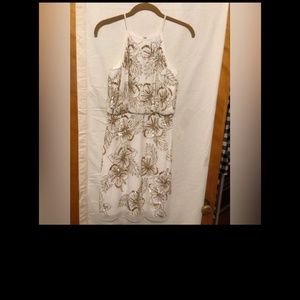 Aiden Mattox Mini dress with bead sequins work Sz 2